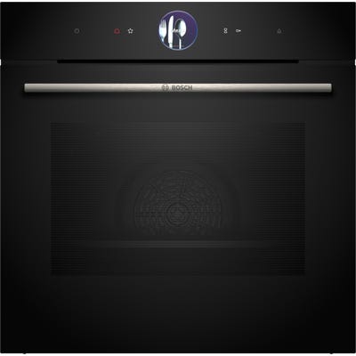 Bosch HSG7364B1B Series 8 Built In Single Oven with Steam Function