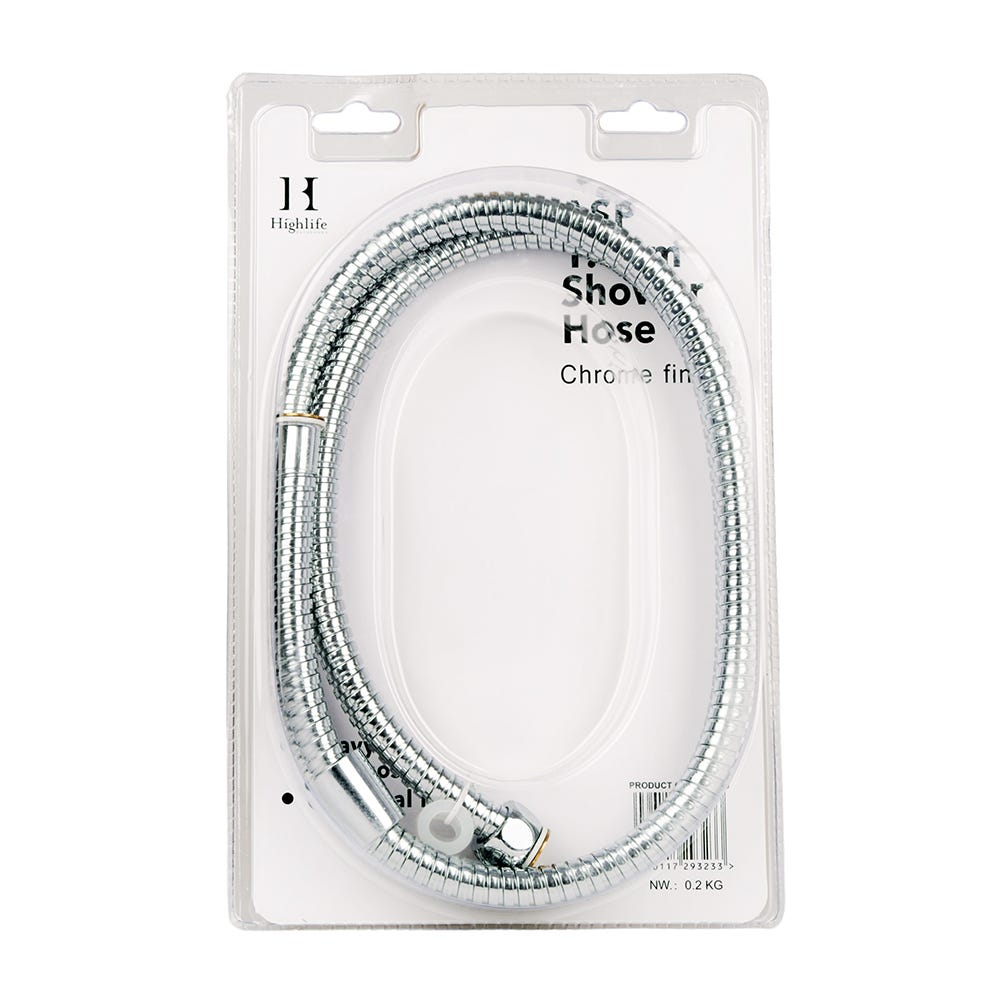 Highlife 1.5m Standard Shower Hose Chrome