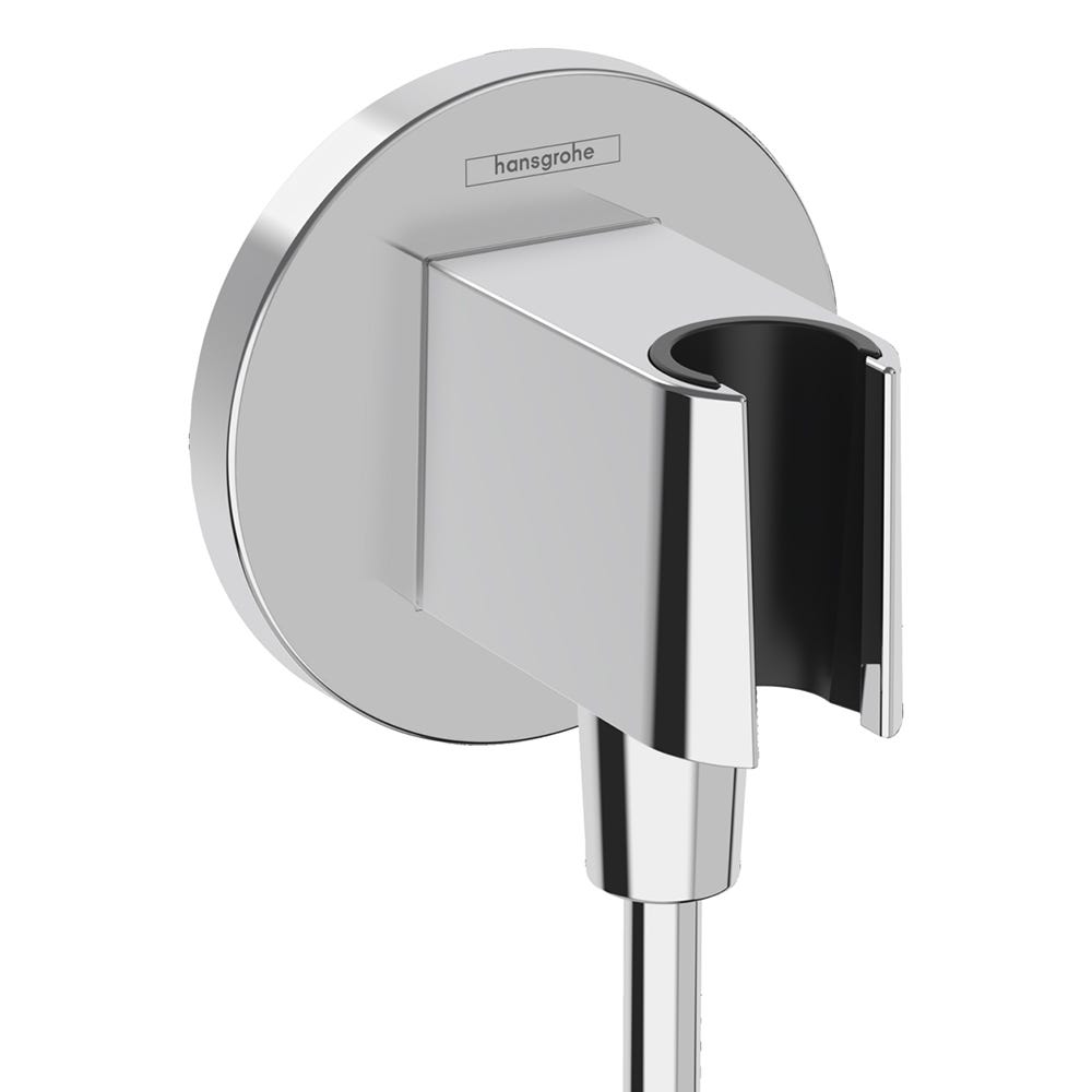 hansgrohe FixFit S Wall Outlet with Shower Holder Chrome