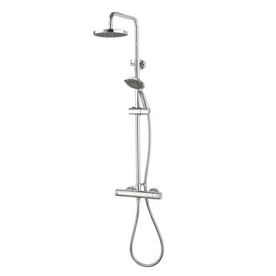 Aqualisa AQ150BAR2 Round Thermostatic Bar Shower Mixer Kit with Diverter