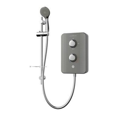 Gainsborough Slim Duo 8.5kw Electric Shower Titanium Grey