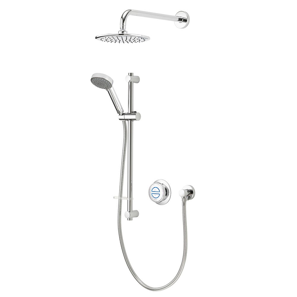 Aqualisa Quartz Digital Shower with Adjustable & Fixed Wall Head