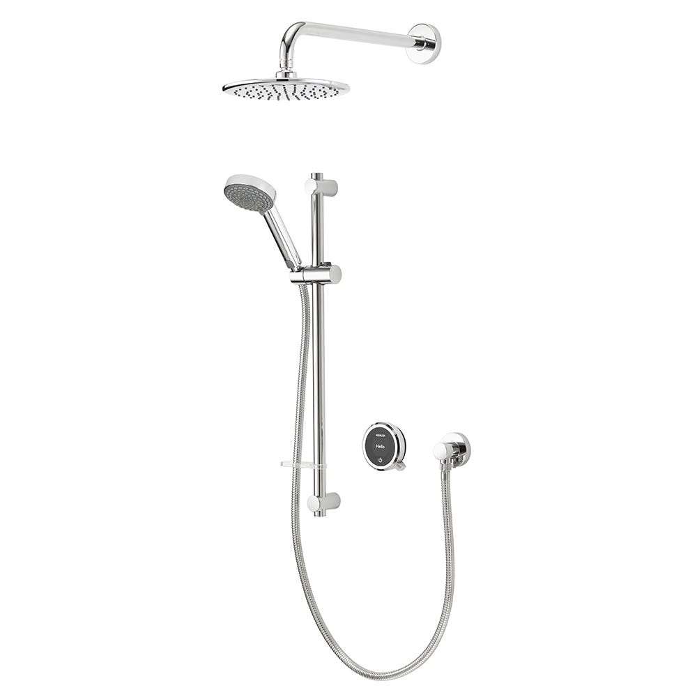 Aqualisa Quartz Touch Digital Shower with Adjustable & Fixed Wall Head