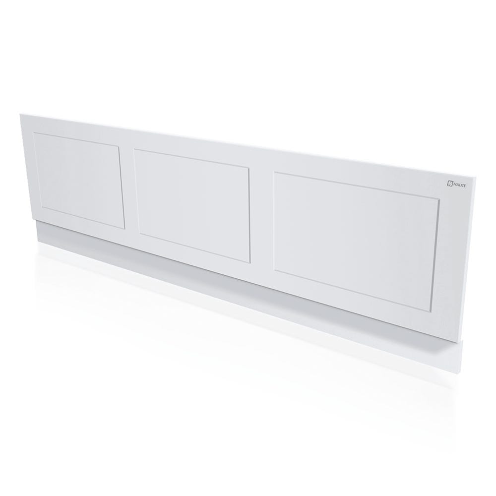 Arley Halite 1700mm Waterproof Front Bath Panel White Shaker