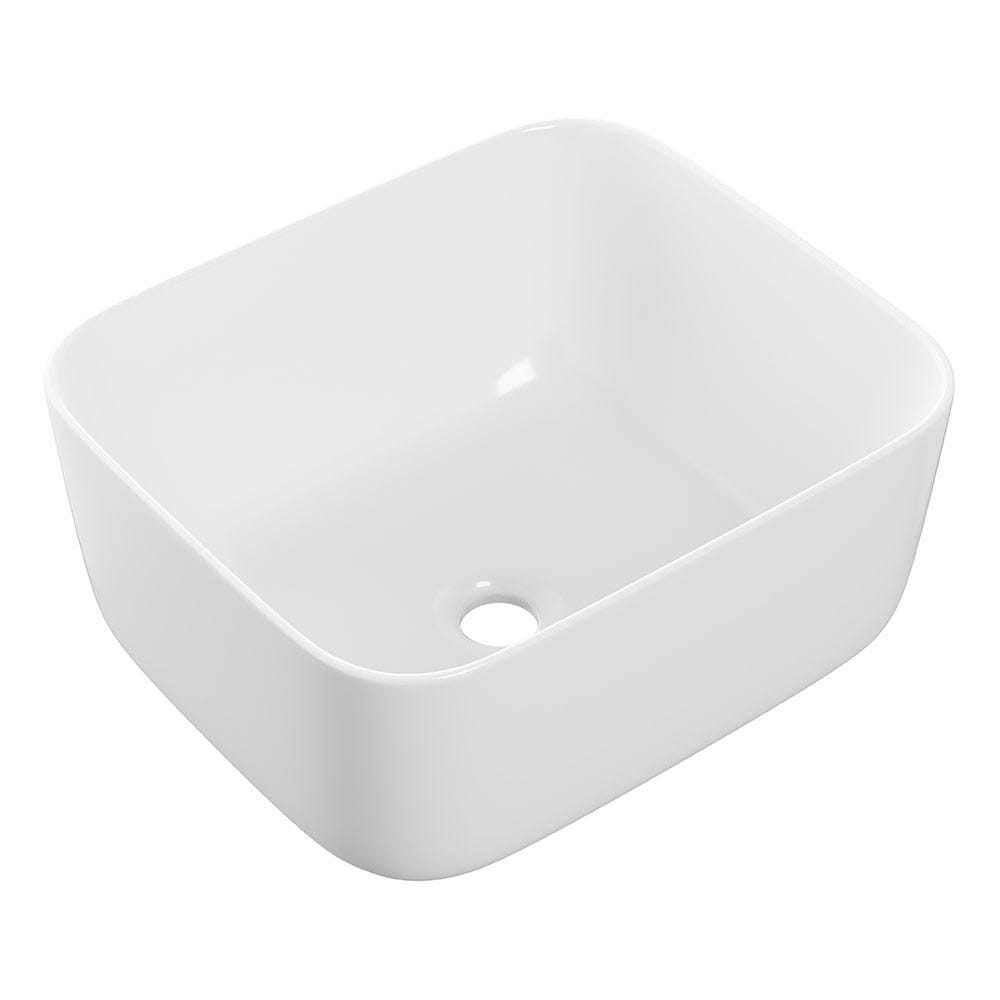 Bane Deep 420mm Ceramic Countertop Basin White