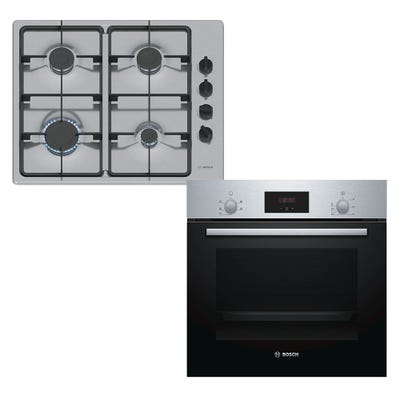Bosch Single Oven & 60cm Gas Hob Pack