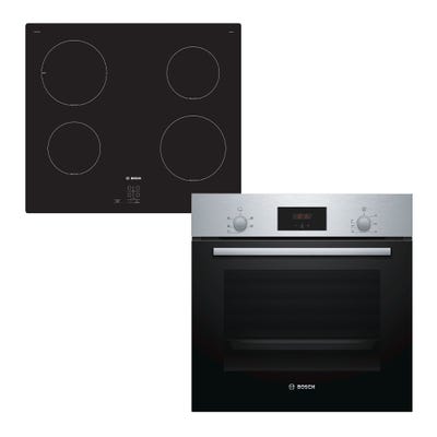 Bosch Single Oven & 60cm Induction Hob Pack