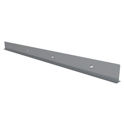 40mm Silver Aluminium Worktop Corner Joint 6mm Radius