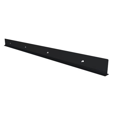 40mm Black Aluminium Worktop Corner Joint 6mm Radius