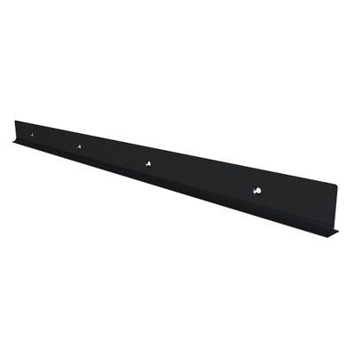 40mm Black Aluminium Worktop Corner Joint 6mm Radius