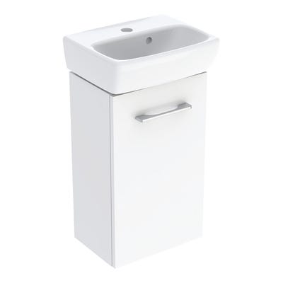 Geberit Selnova Square 360mm Basin & Cabinet Set White