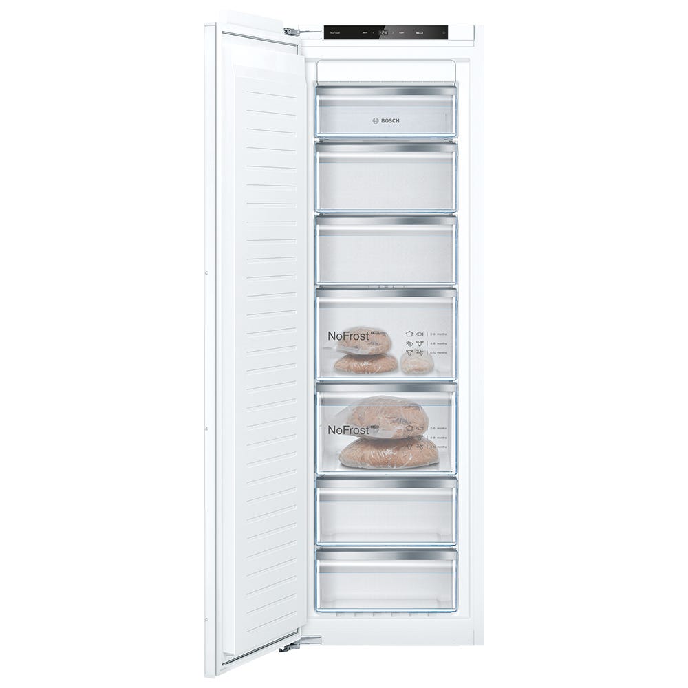 Bosch GIN81VEE0G Series 4 Frost Free Built In Single Door Freezer