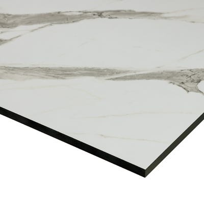 Carrera Marble Compact Laminate Worktop Dark Core