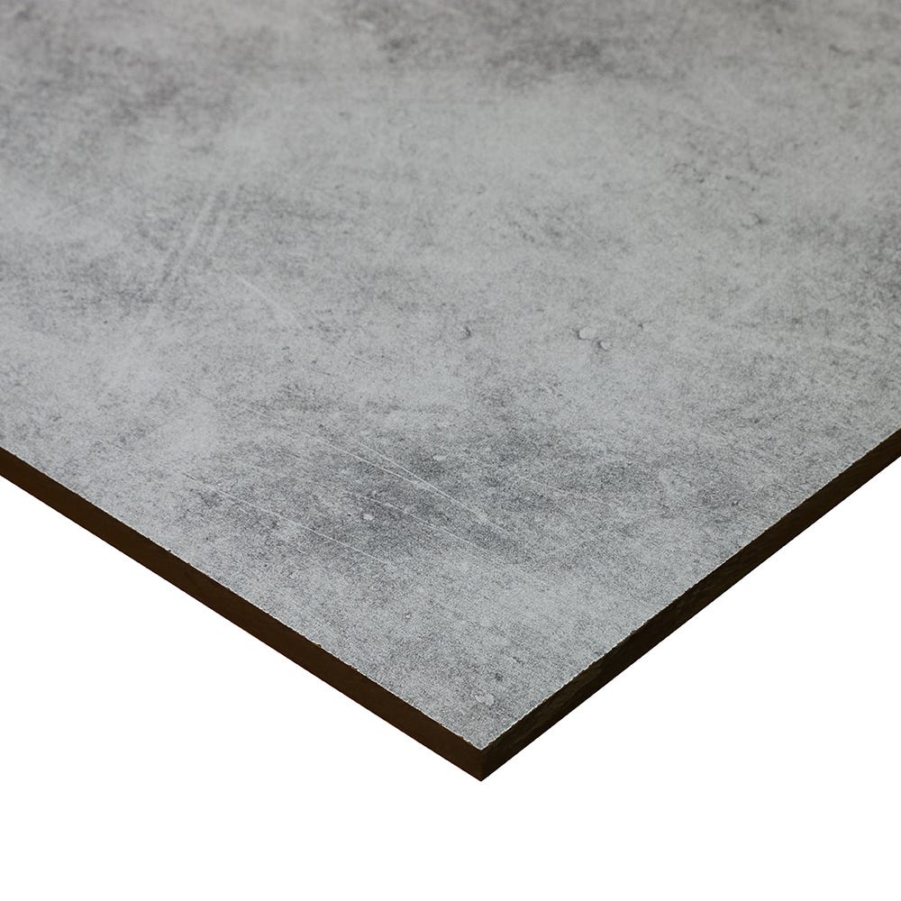 Terra Concrete Compact Laminate Worktop Dark Core