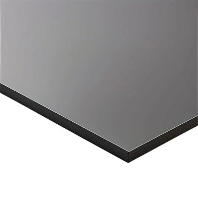 Graphite Grey Compact Laminate Worktop Dark Core