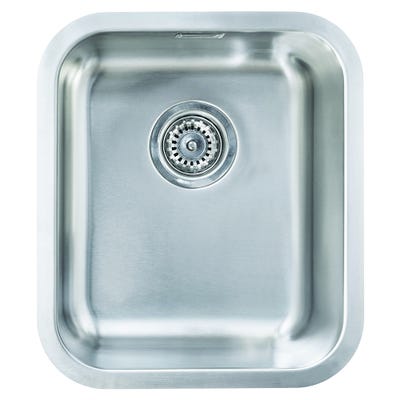 Hafele Christina 390mm 1.0 Bowl Undermount Sink Stainless Steel