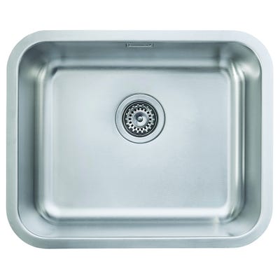 Hafele Christina 550mm 1.0 Bowl Undermount Sink Stainless Steel