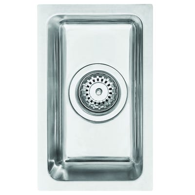 Hafele Murano 210mm Half Bowl Undermount Sink Stainless Steel