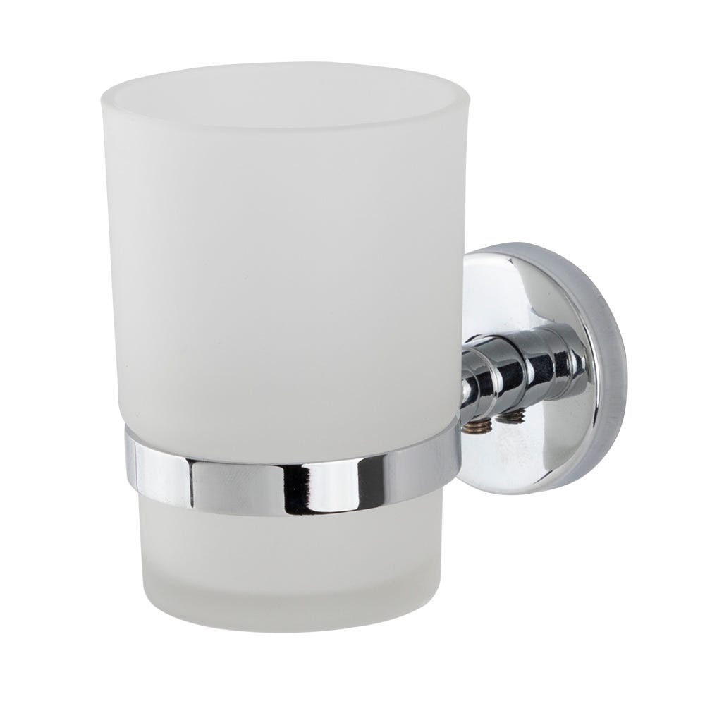 Pro Universal Toothbrush Tumbler Chrome