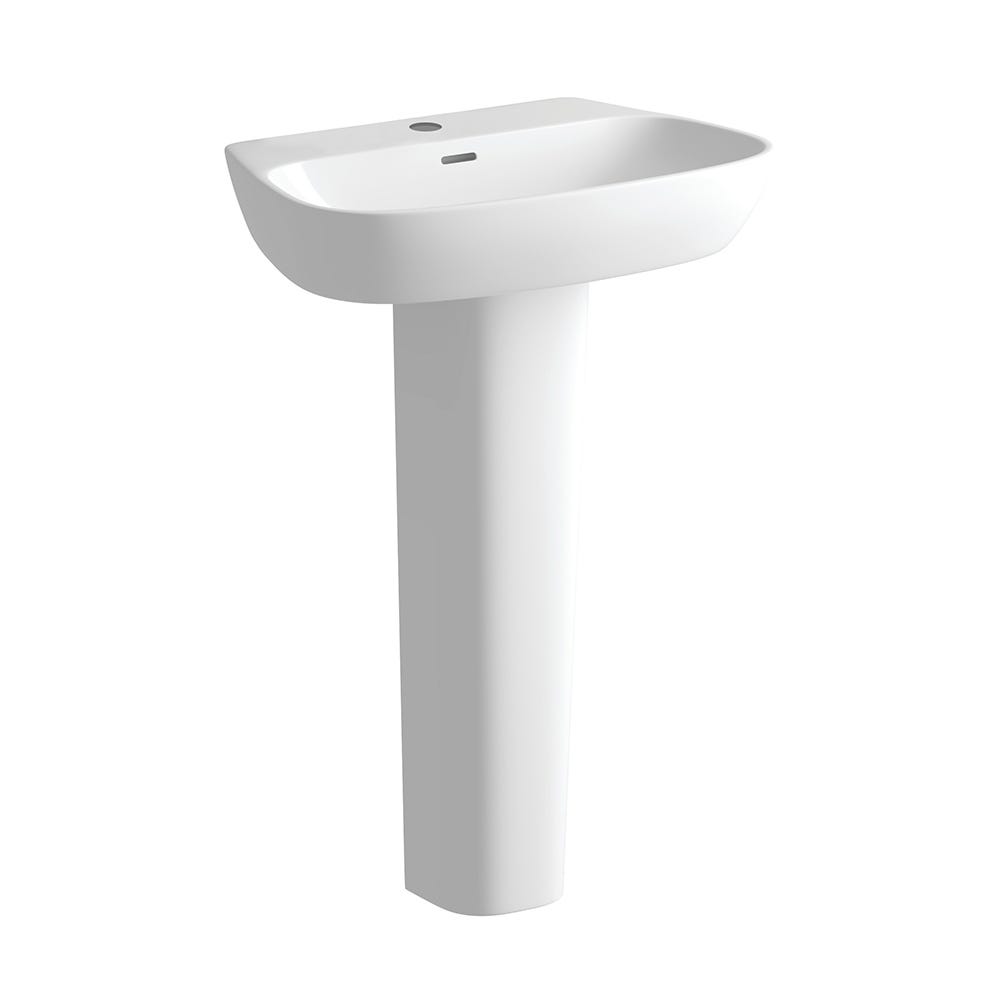 Torino 1 Tap Hole Basin & Pedestal Set