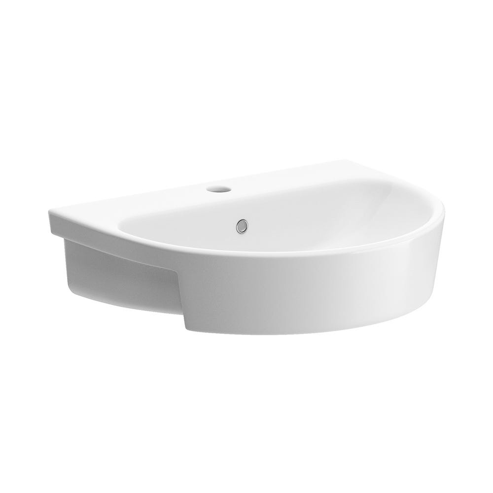 Cascina 1 Tap Hole Semi-Recessed Basin