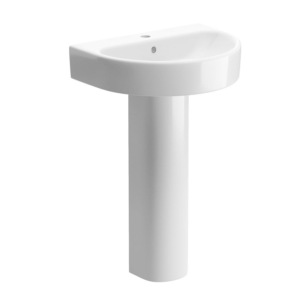 Cascina 1 Tap Hole Basin & Pedestal Set