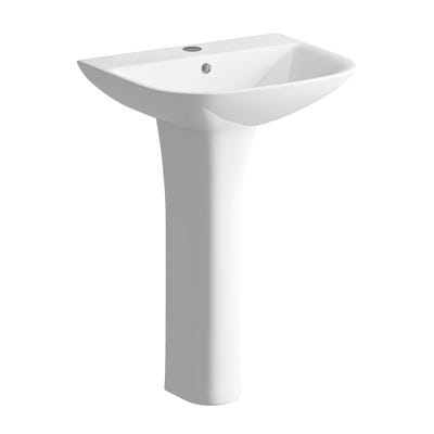 Cosenza 1 Tap Hole Basin & Pedestal Set