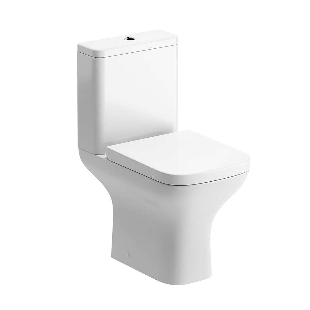 Cosenza Open Back Close Short Projection Coupled Toilet & Soft Close Seat