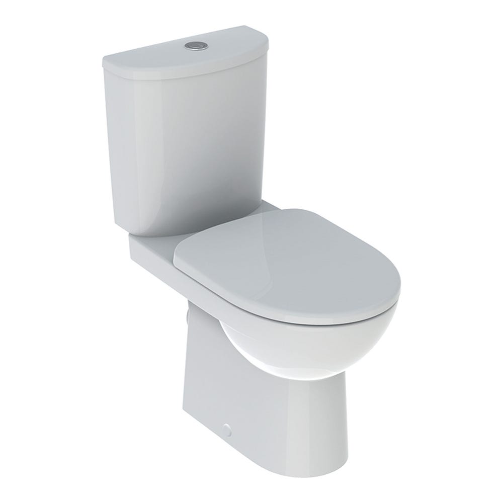 Geberit Selnova Close Coupled Toilet, Cistern & Soft Close Seat