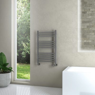 Eastbrook Wendover Brushed Straight Towel Radiator 800 x 500mm