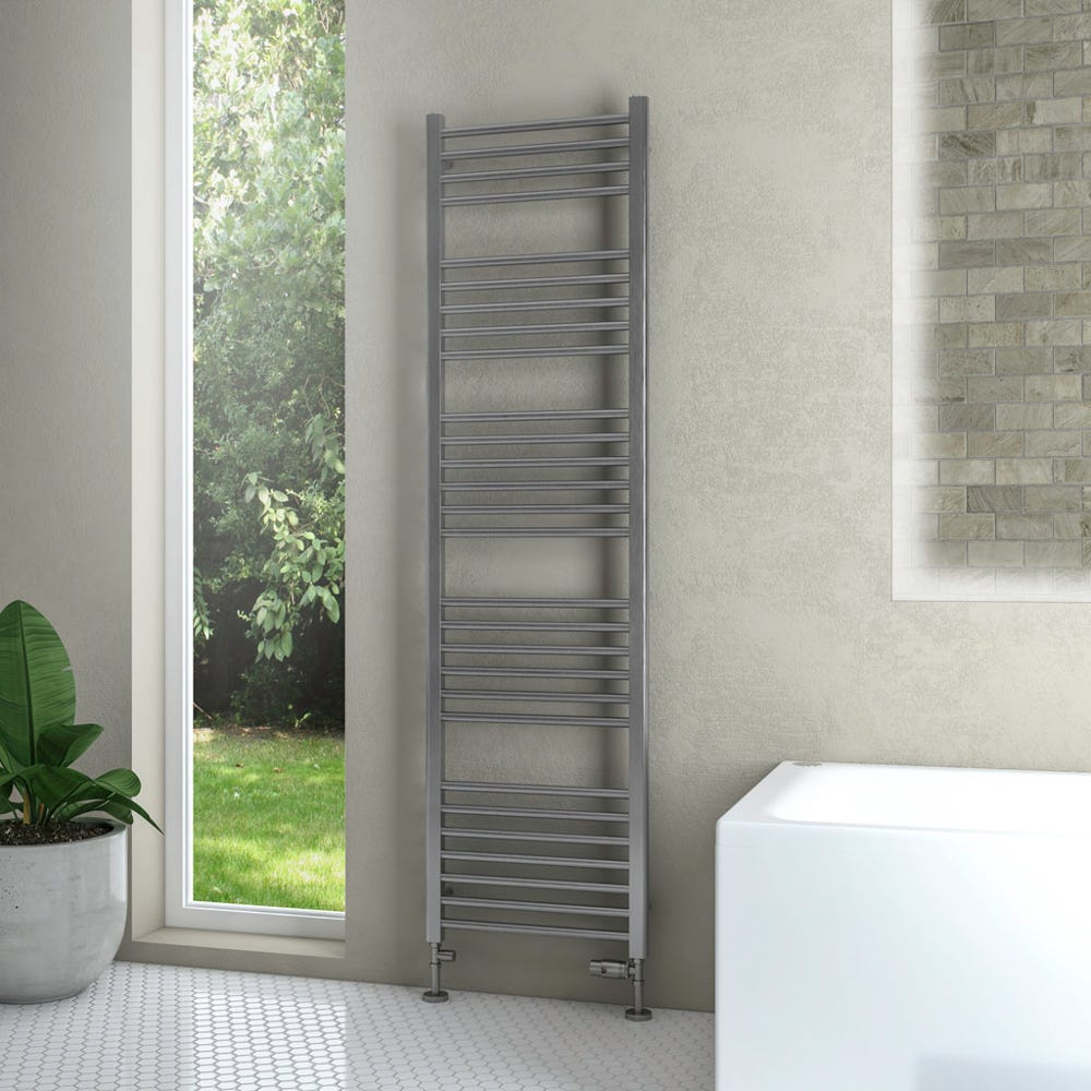 Eastbrook Wendover Brushed Straight Towel Radiator 1800 x 500mm