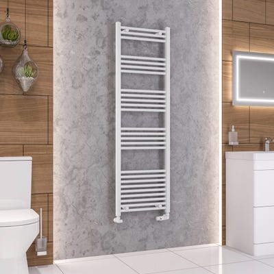 Eastbrook Wendover Gloss White Straight Towel Radiator 1600 x 500mm