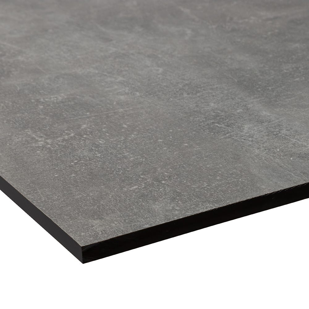 Cloudy Cement Compact Laminate Worktop Dark Core 3000 x 600 x 12mm