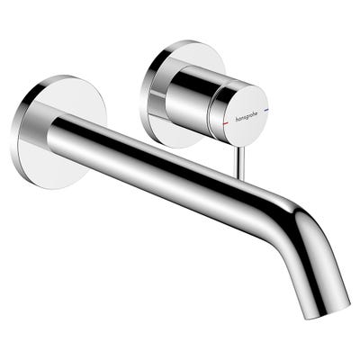 hansgrohe Tecturis S Single Lever Wall-Mounted Basin Mixer Tap Chrome