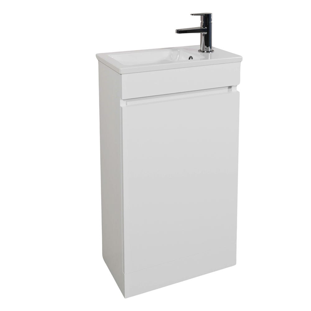 Wenig 420mm Vanity Unit & Basin Gloss White