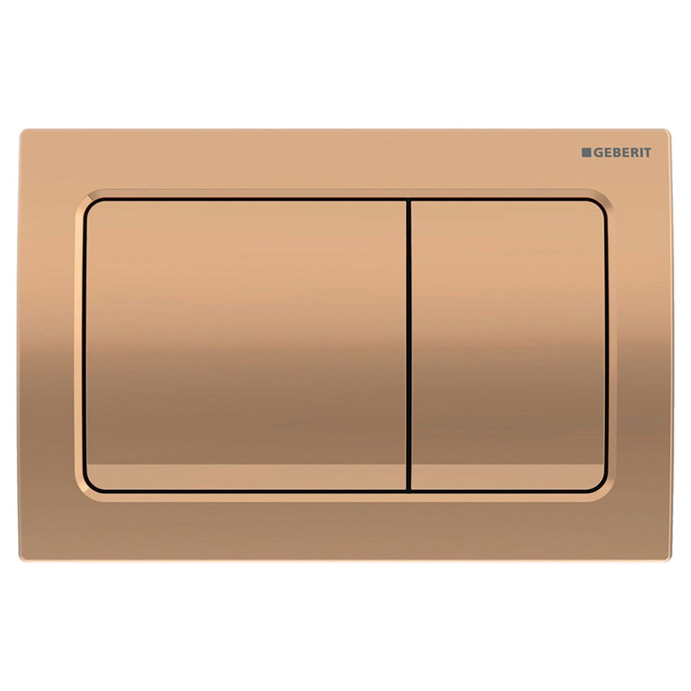 Geberit 115.055.QA.1 Alpha01 Square Dual Flush Plate Red Gold