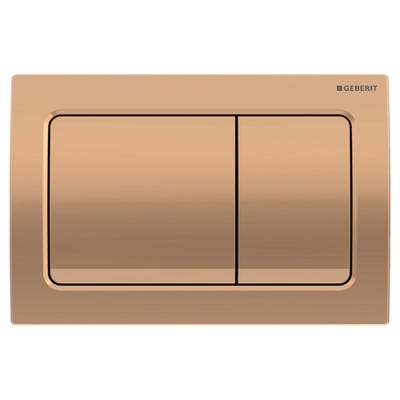 Geberit 115.055.QA.1 Alpha01 Square Dual Flush Plate Red Gold