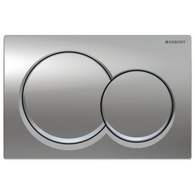 Geberit 115.035.21.1 Alpha01 Round Dual Flush Plate Gloss Chrome