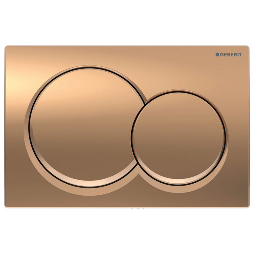 Geberit 115.035.QA.1 Alpha01 Round Dual Flush Plate Red Gold