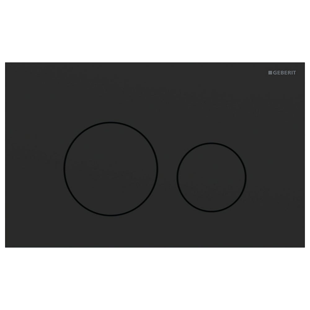 Geberit 115.628.14.1 Sigma40 Round Dual Flush Plate Matt Black