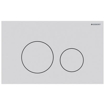 Geberit 115.628.JT.1 Sigma40 Round Dual Flush Plate Matt White