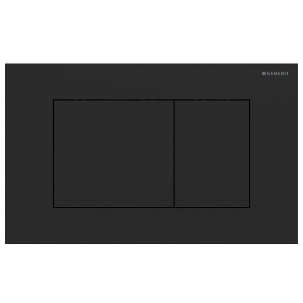 Geberit 115.629.14.1 Sigma40 Square Dual Flush Plate Matt Black