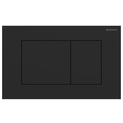Geberit 115.629.14.1 Sigma40 Square Dual Flush Plate Matt Black