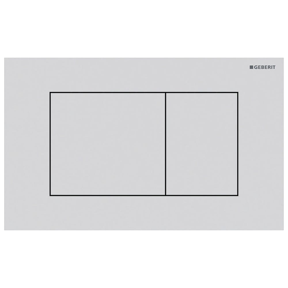 Geberit 115.629.JT.1 Sigma40 Square Dual Flush Plate Matt White