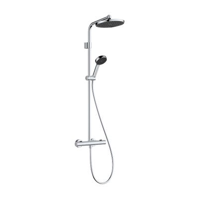 hansgrohe Activera S Thermostatic Showerpipe 240 1jet EcoSmart