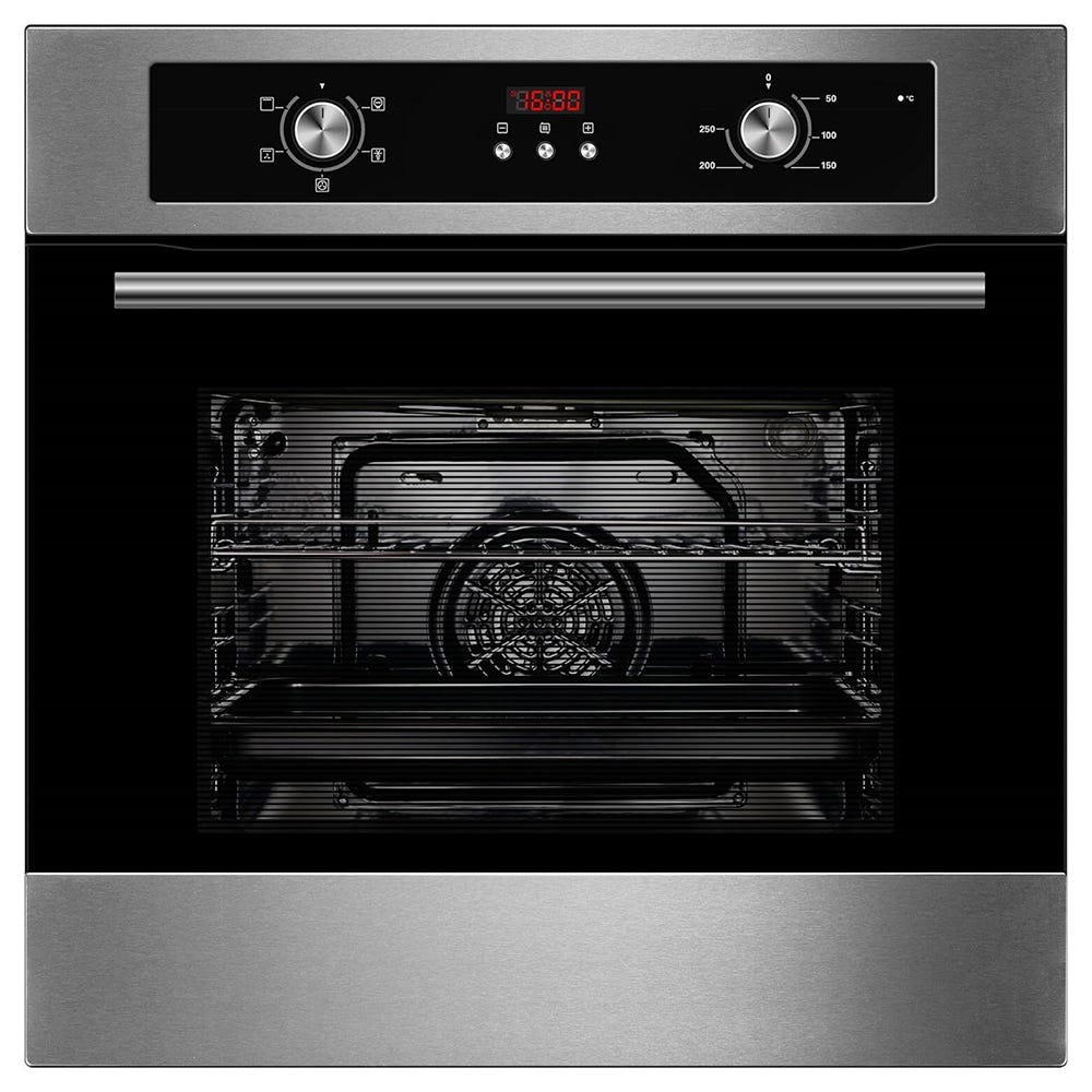 Cookology 65L Built-in Electric Fan Oven Stainless Steel