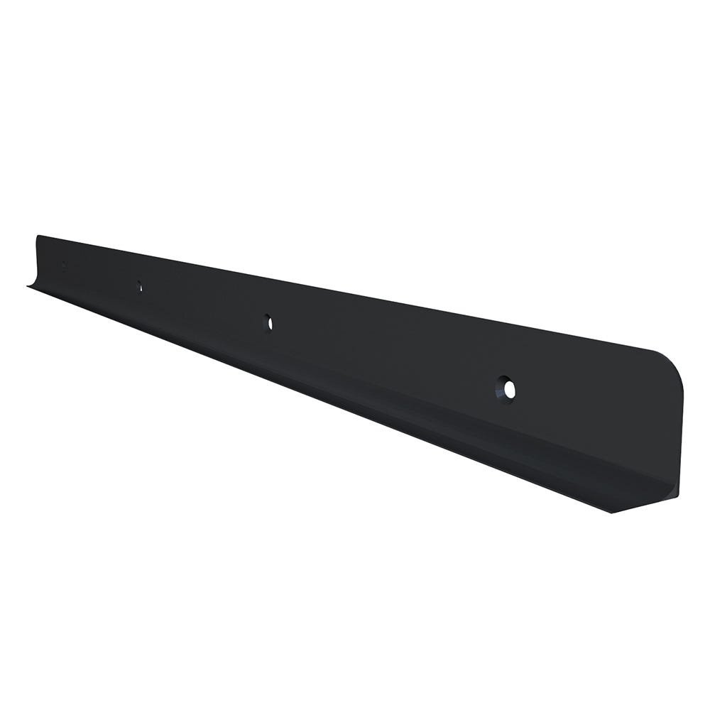 Unika 40mm Black Aluminium Worktop Corner Joint 10mm Radius