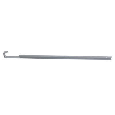 Unika 40mm Silver Aluminium Worktop Butt Joint 6mm Radius