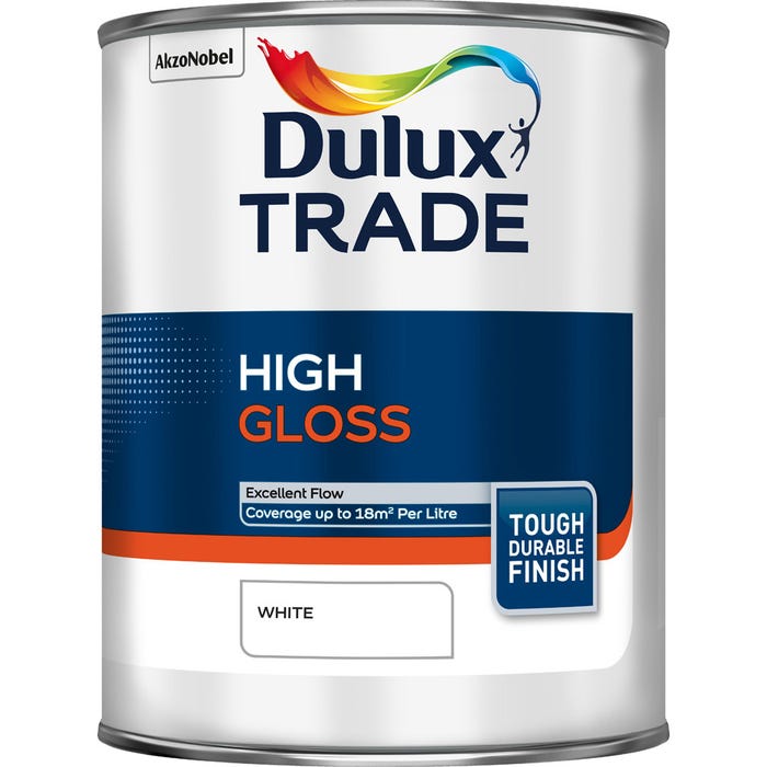 dulux trade high gloss white