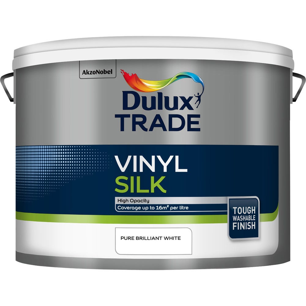 Dulux Trade Vinyl Silk Pure Brilliant White